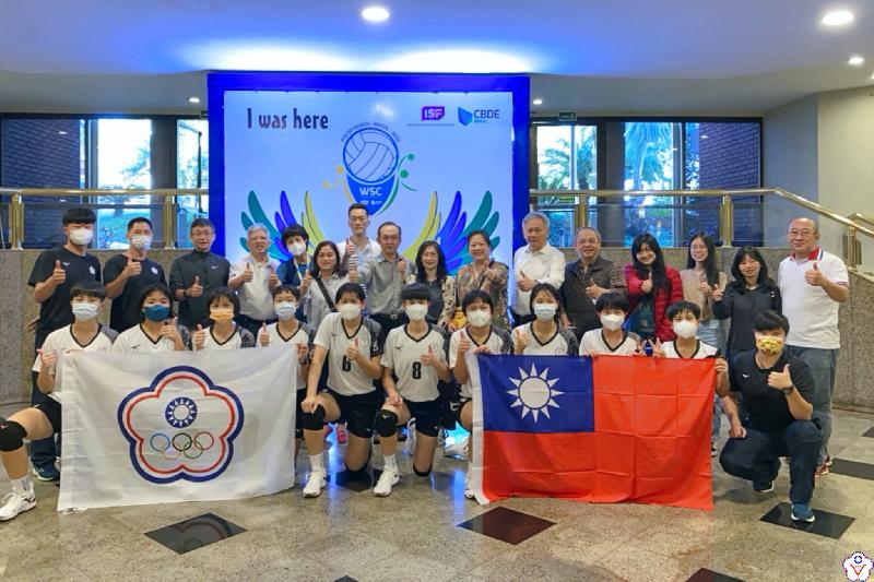  中山工商女子排球隊  勇奪2022年ISF世界中學生排球錦標賽亞軍/ 台銘新聞網