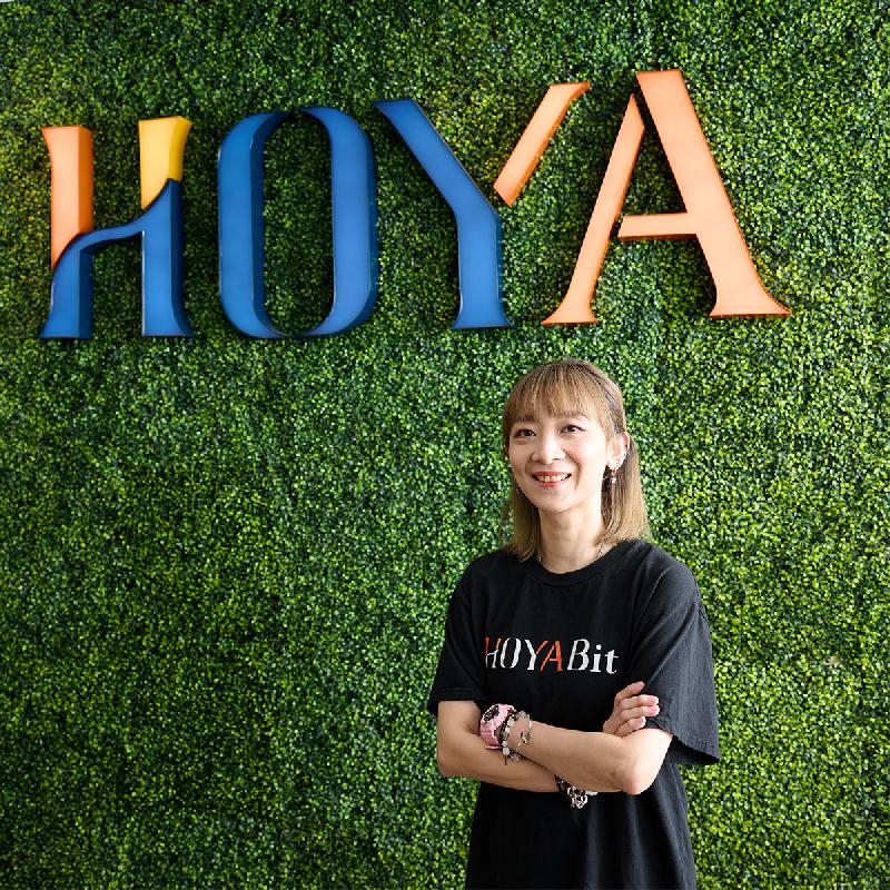  全球首位加密貨幣交易所女性創辦人彭云嫻    HOYA Bit加密貨幣交易所正式上線/ 台銘新聞網