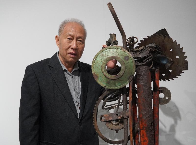 洪龍木個展     齒輪鐵器創作獨樹一格 / 台銘新聞網