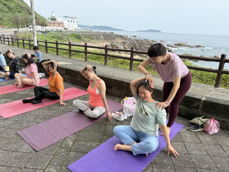  基隆外木山瑜伽體驗 療癒「新」力量    / 台銘新聞網