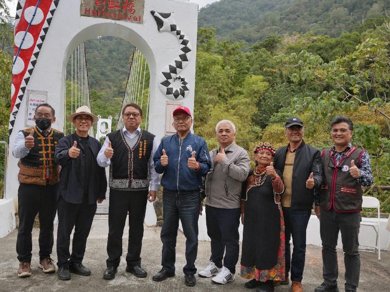 原住民族文化園區彩虹及觀流雙吊橋今正式啟用    強化安全與文化連結   