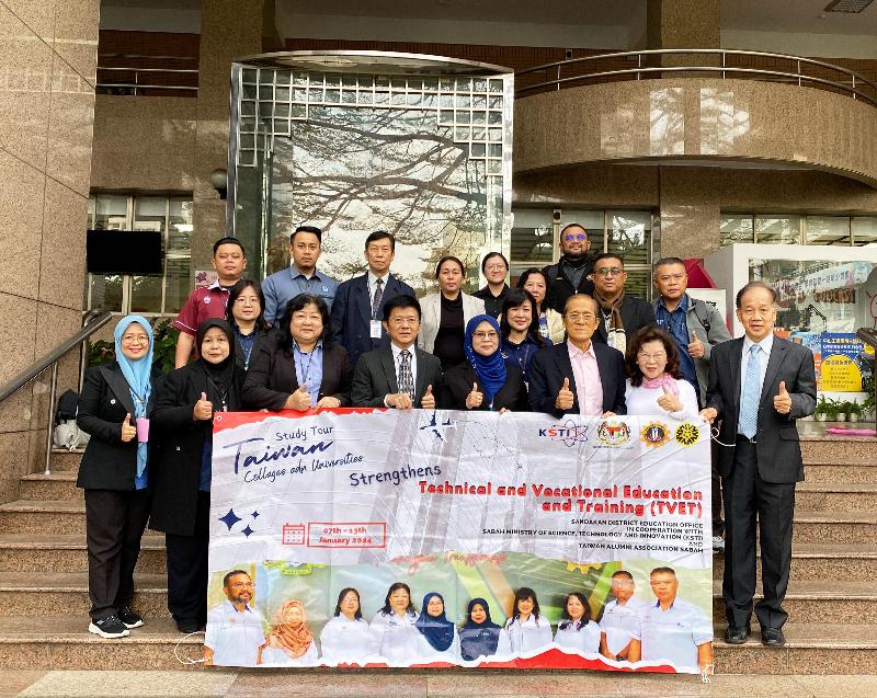 馬來西亞沙巴山打根台灣技職教育合作考察團    參訪中山工商並簽訂MOU / 台銘新聞網