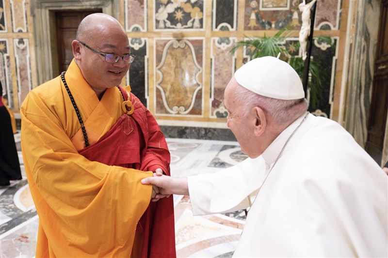 殊榮   教宗盛讚星雲大師　與佛教共祈世界和平 / 台銘新聞網