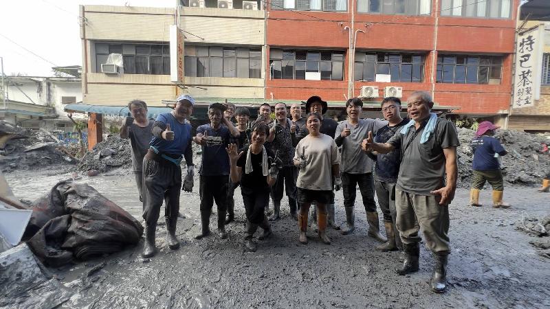 花蓮縣光復鄉災後重建  四十名正修學生救災不落人後 