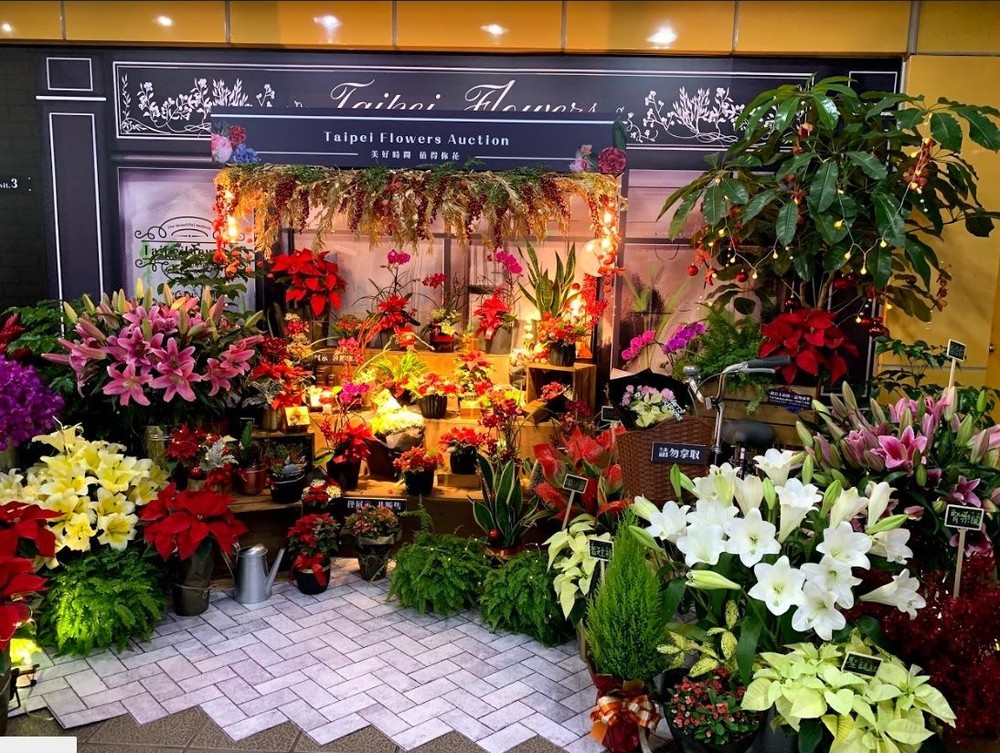 台北花市展示行動平台，將花卉帶進通勤生活/台銘新聞網