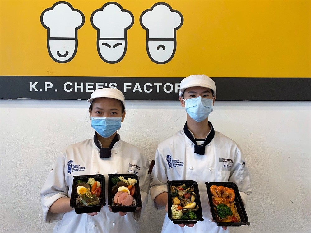 開平餐飲主廚指導 師生團隊共同研發  都會輕食餐盒 冷凍料理即享包/台銘新聞網